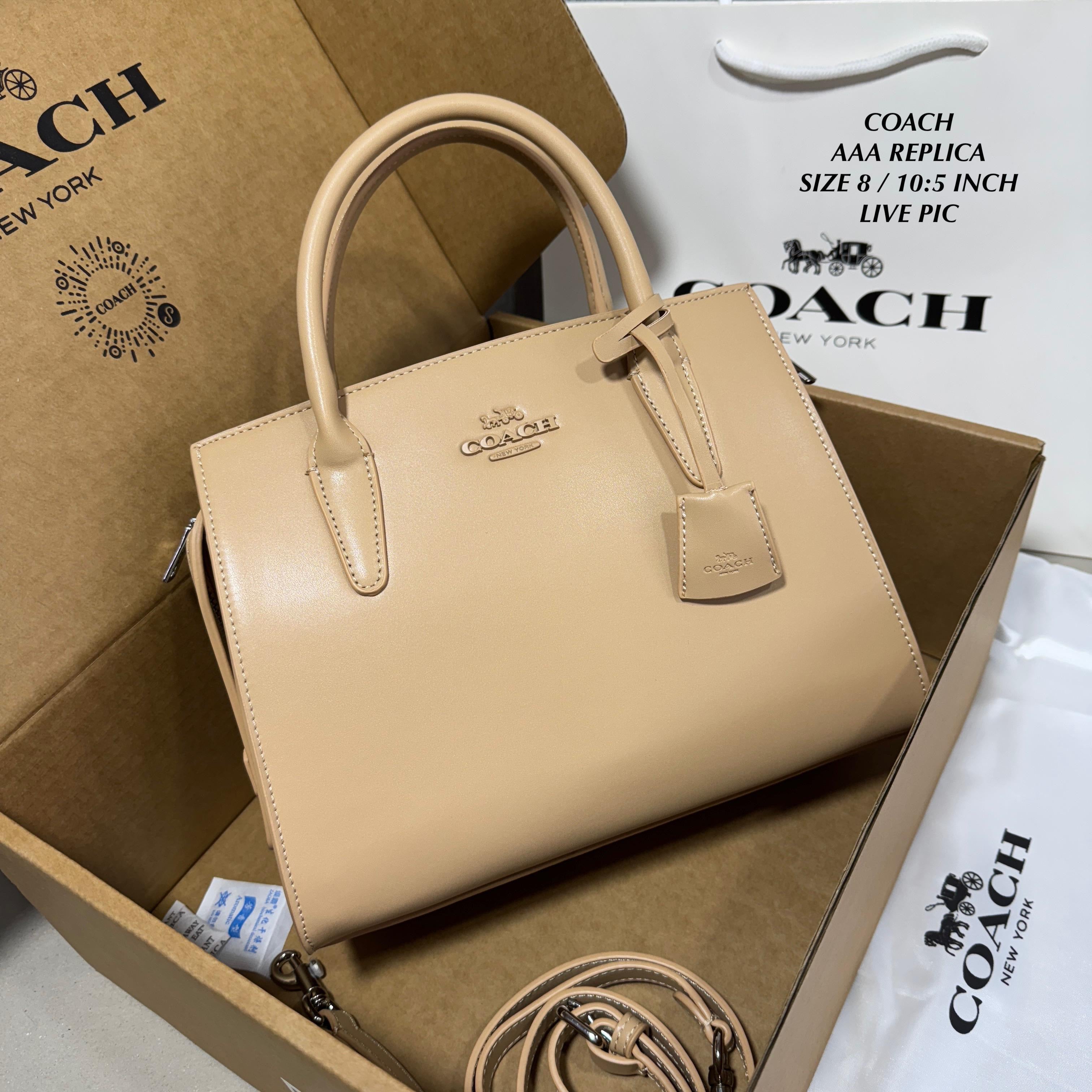 Coach Andrea Carryall Shoulder Bag