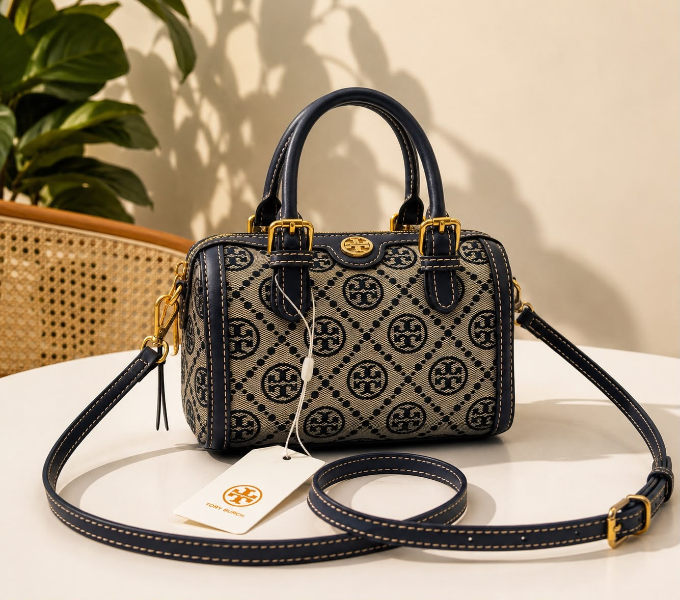 Tory Burch T Monogram Barrel