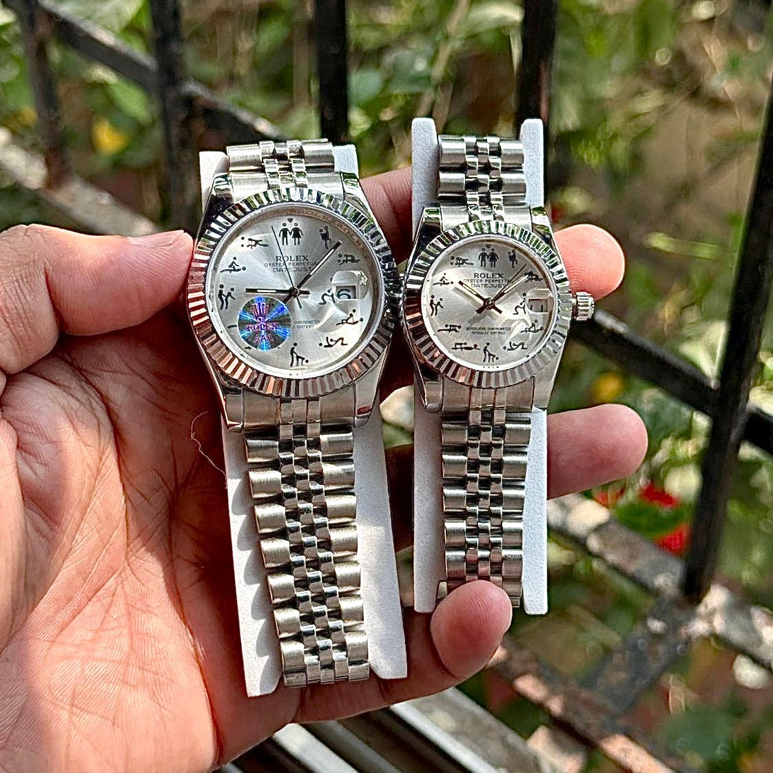 Rolex Tiffany Blue Couple Watch