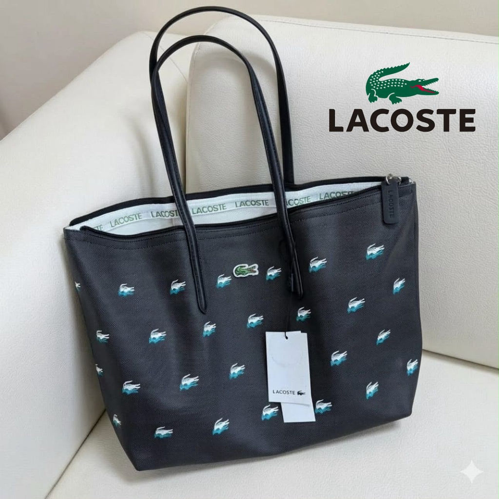 Lacoste Large Zip Tote Bag