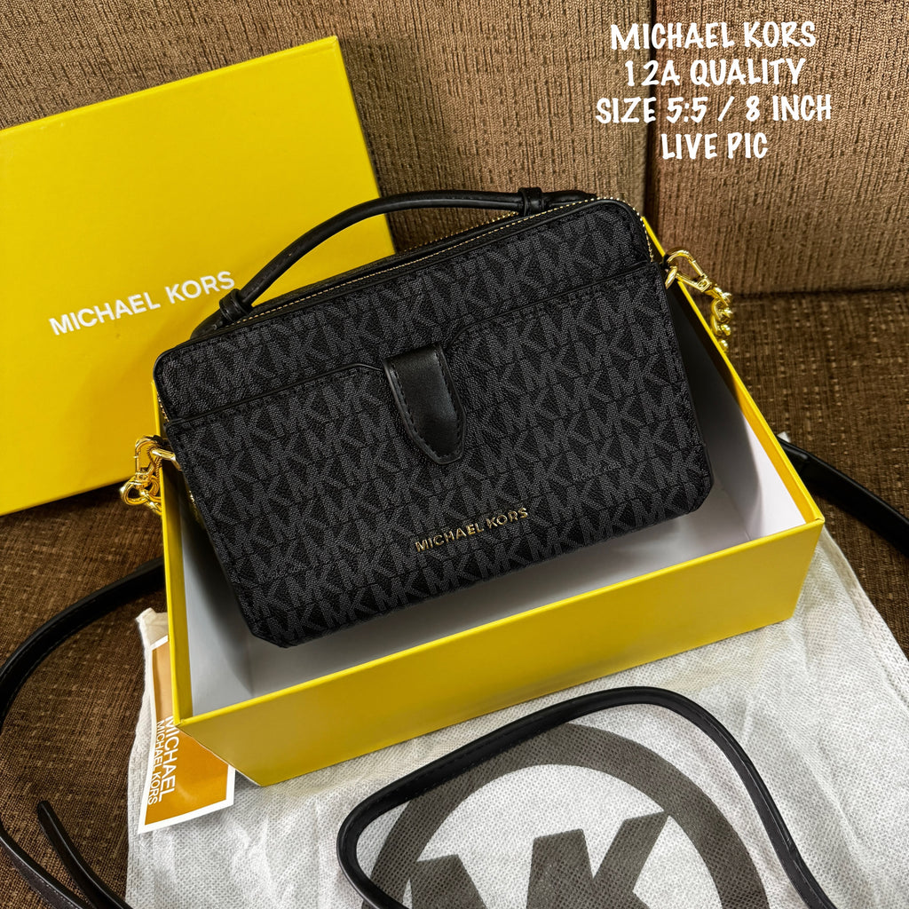 Michael Kors Jet Set Med Double Zip