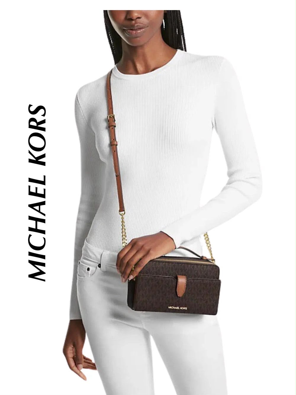 Michael Kors Jet Set Med Double Zip