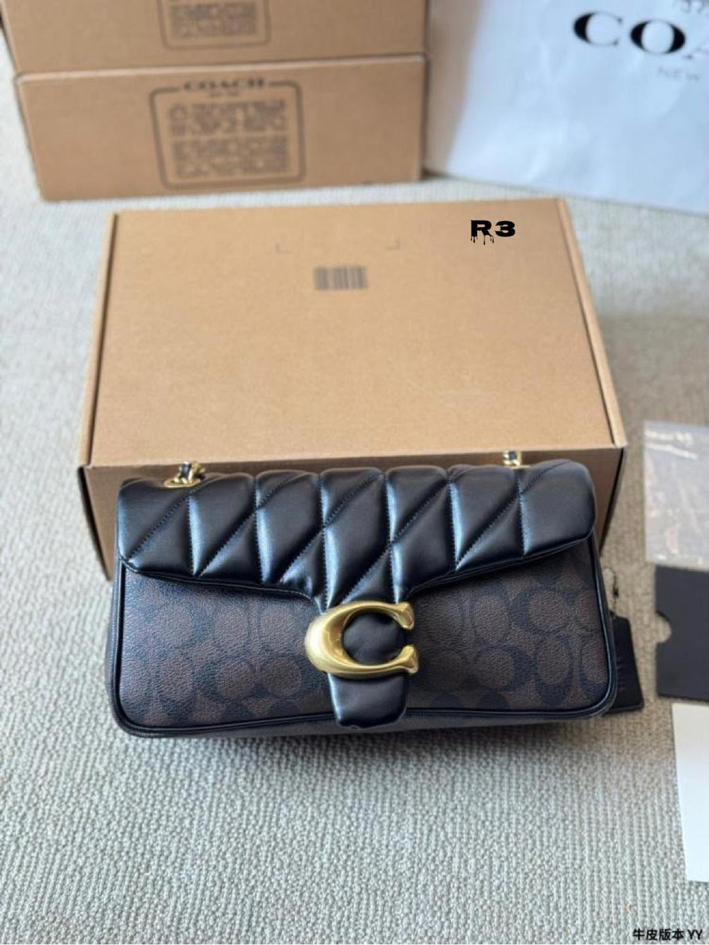Coach Quilted Tabby