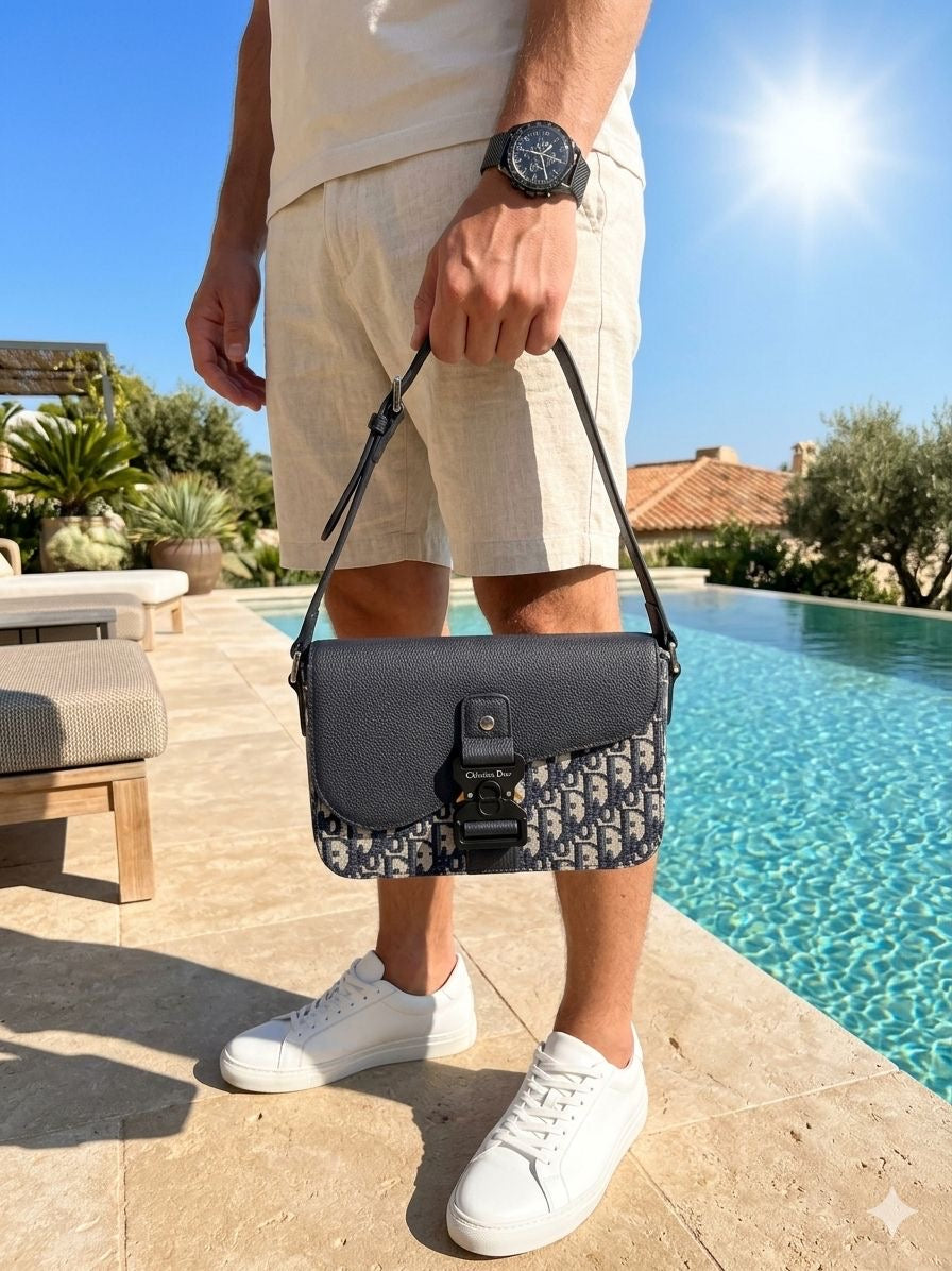 Christian Dior Mini Saddle Unisex Messenger Bag