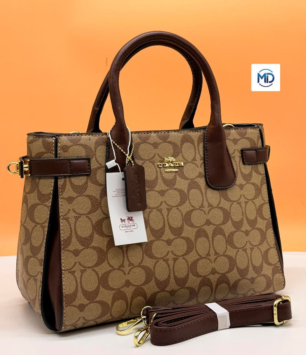 Coach Signature Canvas Tote Bag