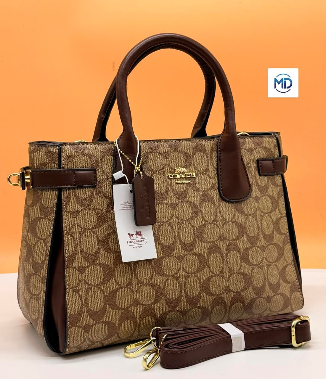 Coach Signature Canvas Tote Bag