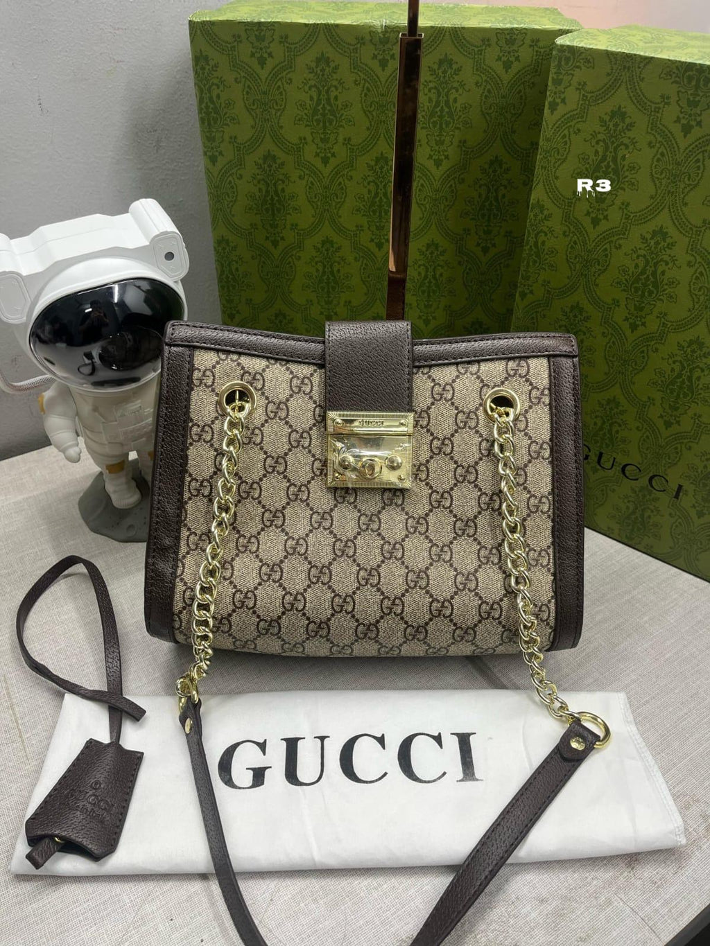 Gucci Padlock Shoulder Chain Bag