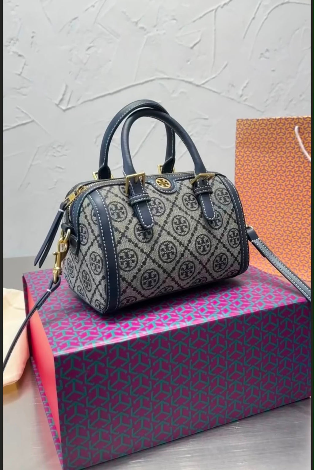 Tory Burch T Monogram Barrel