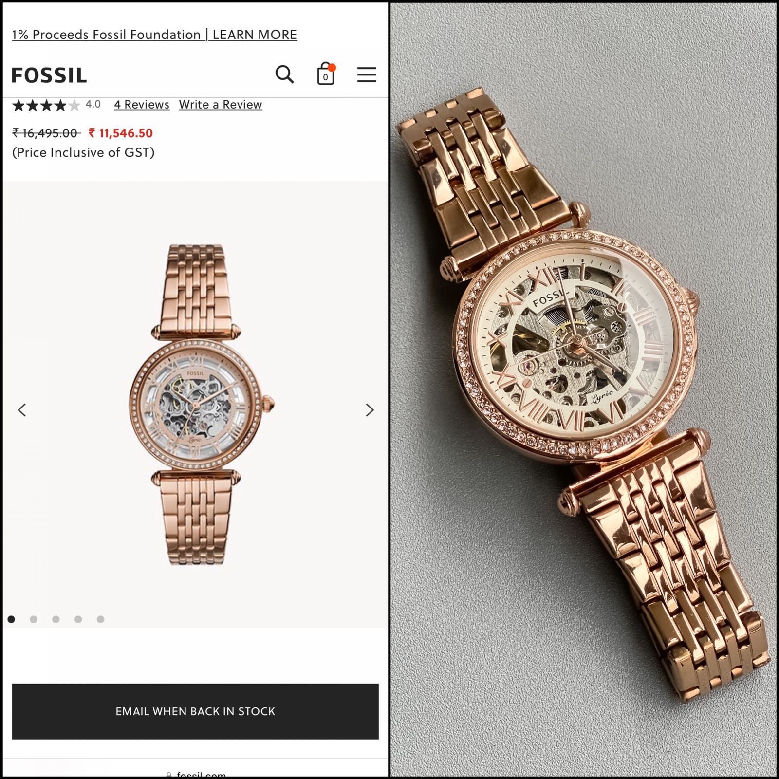 Fossil Automatic