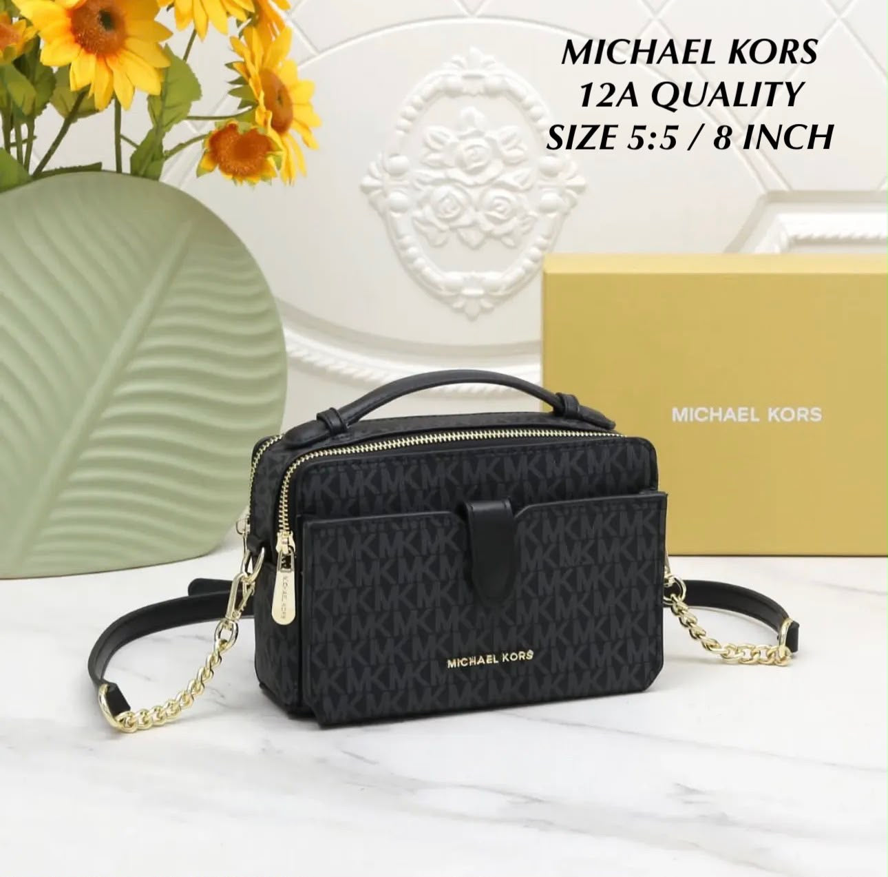 Michael Kors Jet Set Med Double Zip