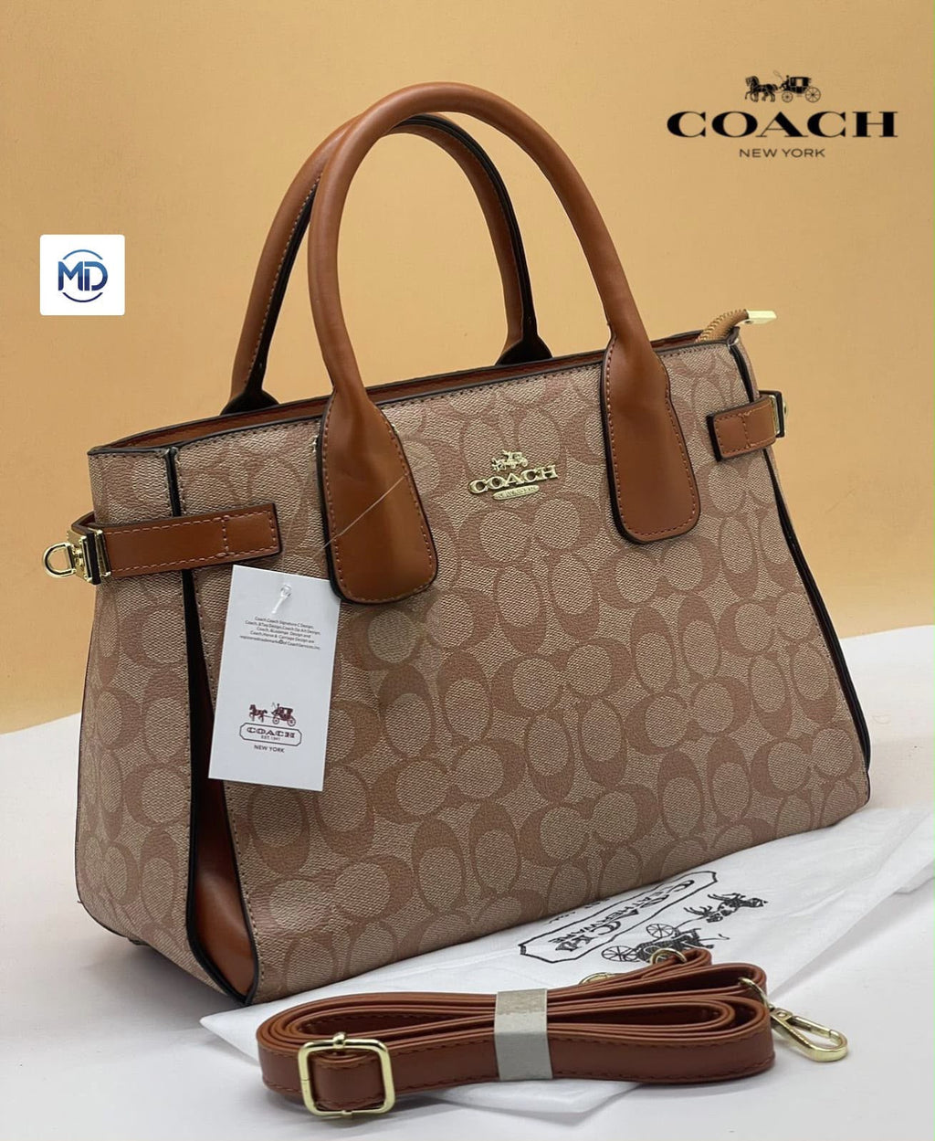 Coach Signature Canvas Tote Bag