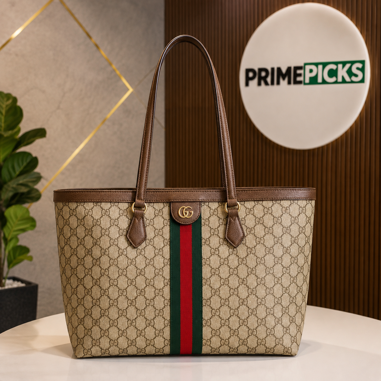Gucci Ophidia Tote Bag – Beige Monogram