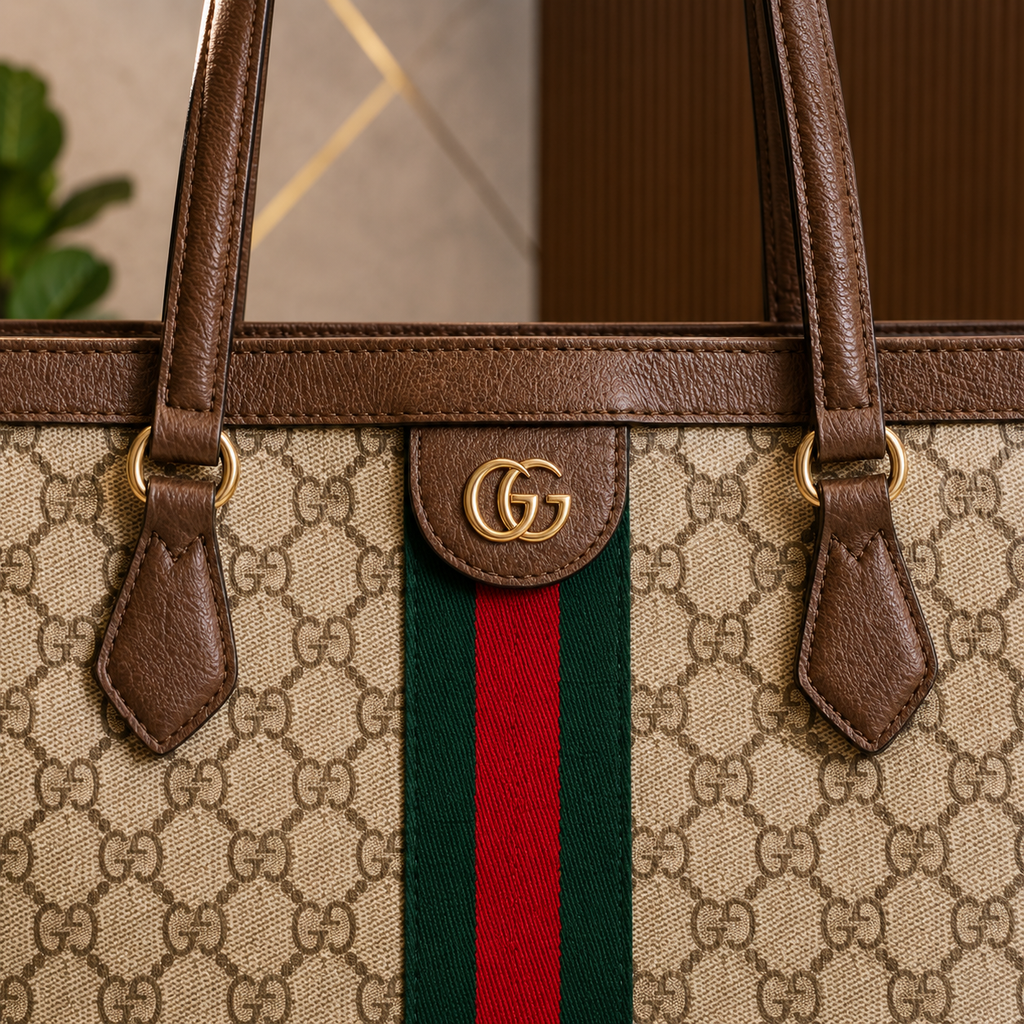 Gucci Ophidia Tote Bag – Beige Monogram