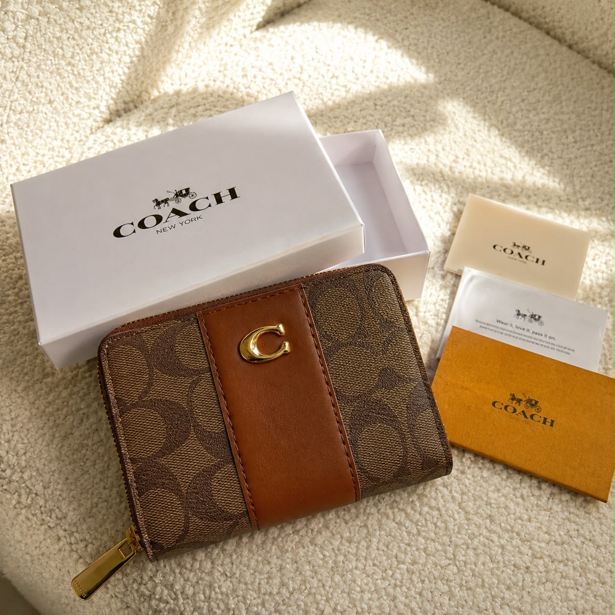 Coach Mini Zipper Wallet