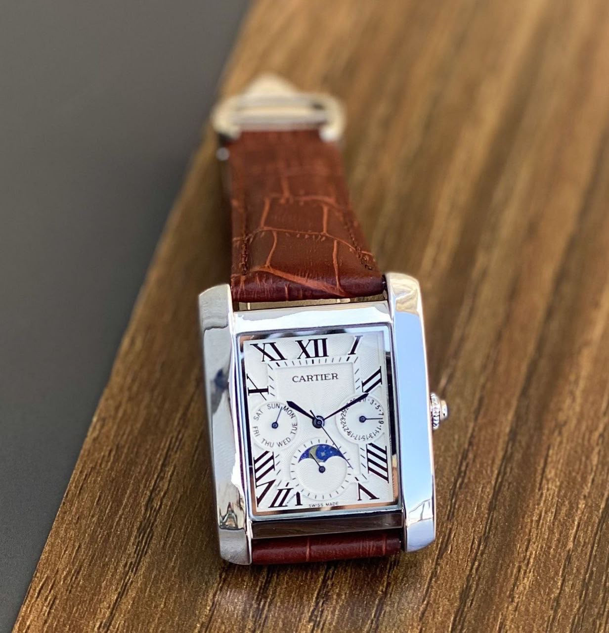 Cartier Tank Moonphase Collection