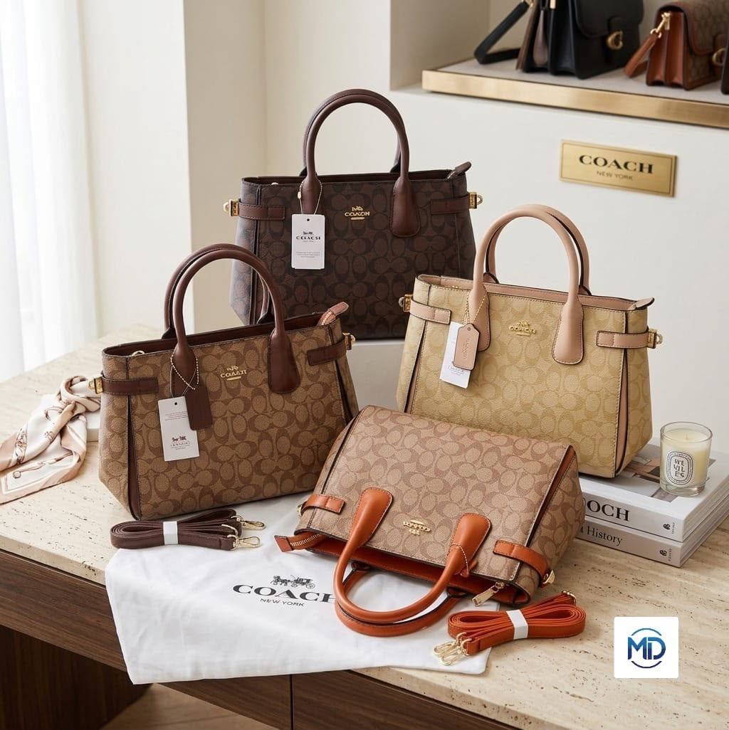 Coach Signature Canvas Tote Bag