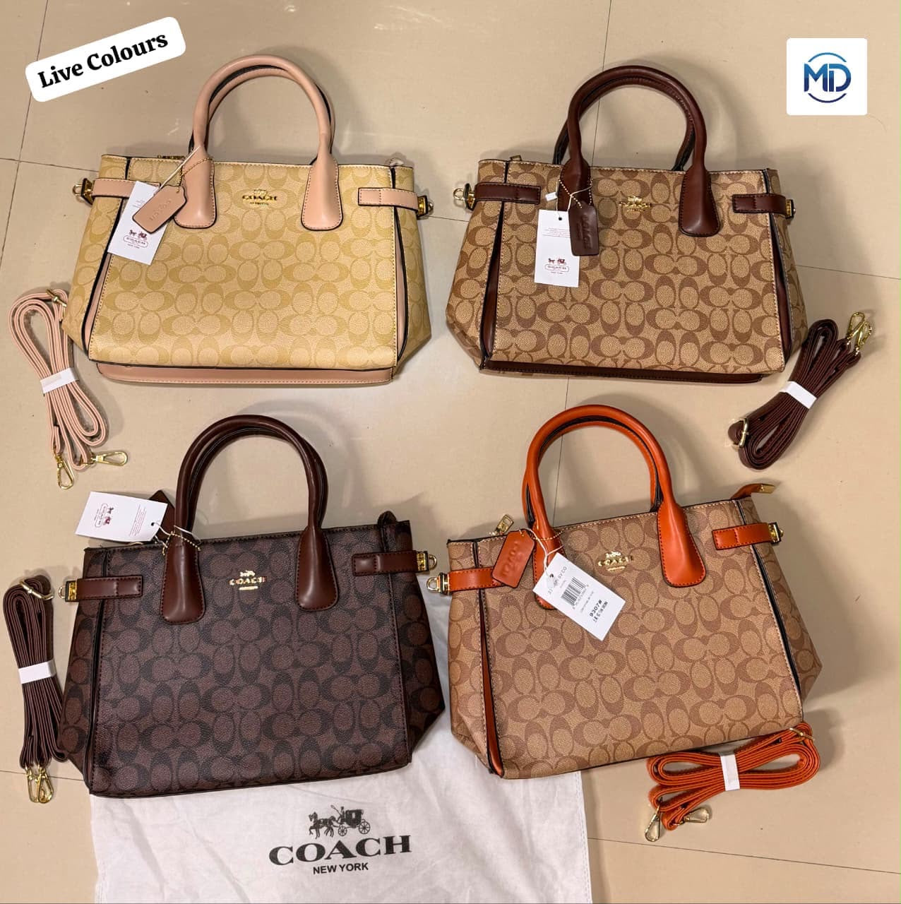 Coach Signature Canvas Tote Bag