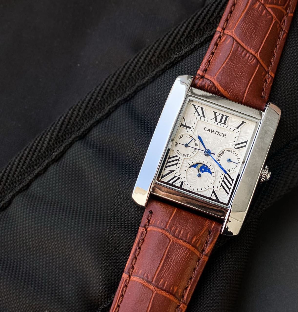 Cartier Tank Moonphase Collection