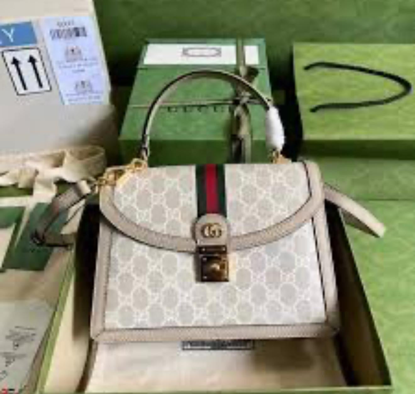 Gucci Padlock Press Lock Shoulder Bag