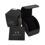 Matching Armani Exchange presentation box, outer box and booklet