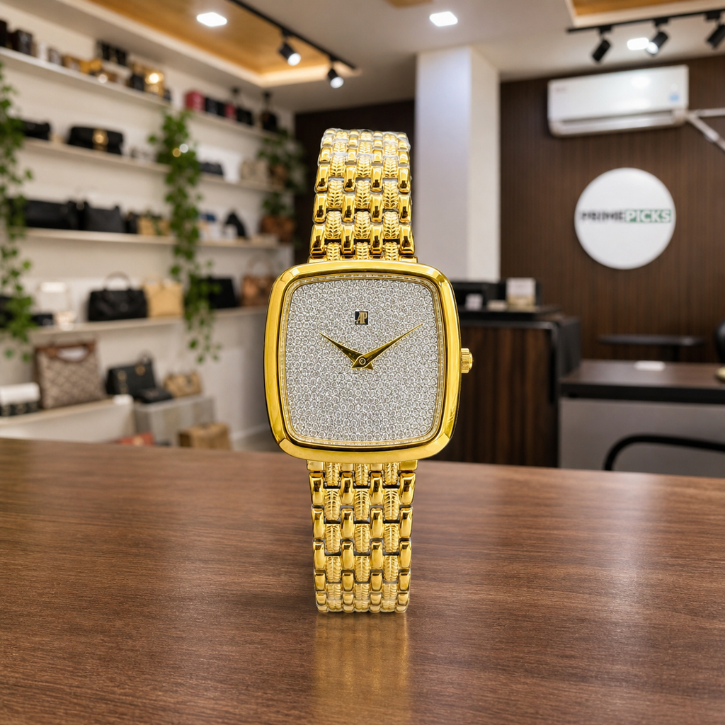 Audemars Piguet Slim Edge gold watch in Primepicks boutique