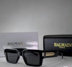 Balmain - Geometric Square Dark Lens - Sunglasses with supplied box