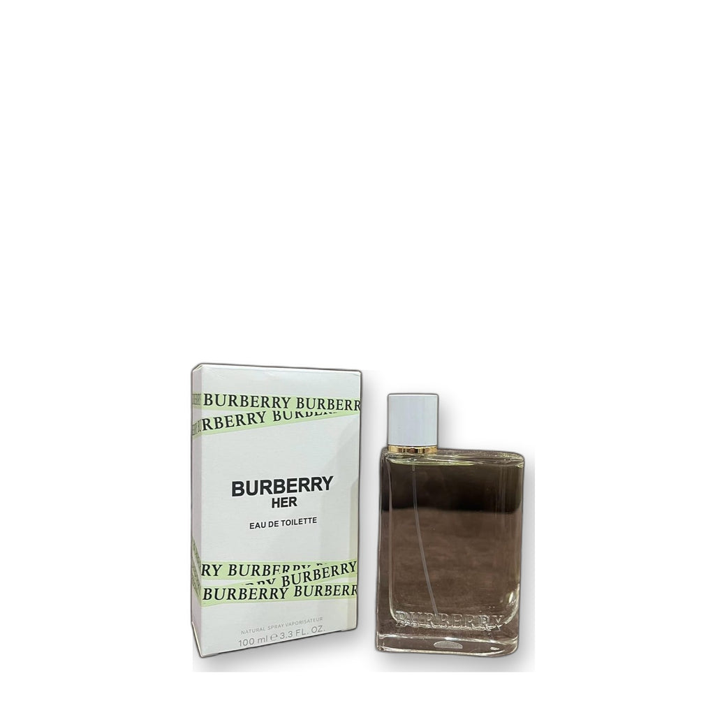 Burberry Her Eau de Toilette 100 ml on white background
