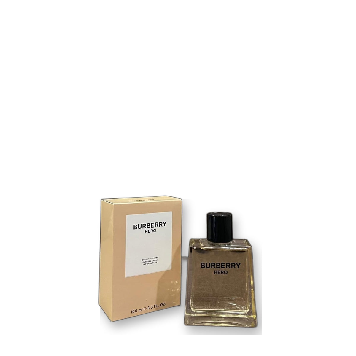 Burberry Hero Eau de Toilette 100 ml on white background