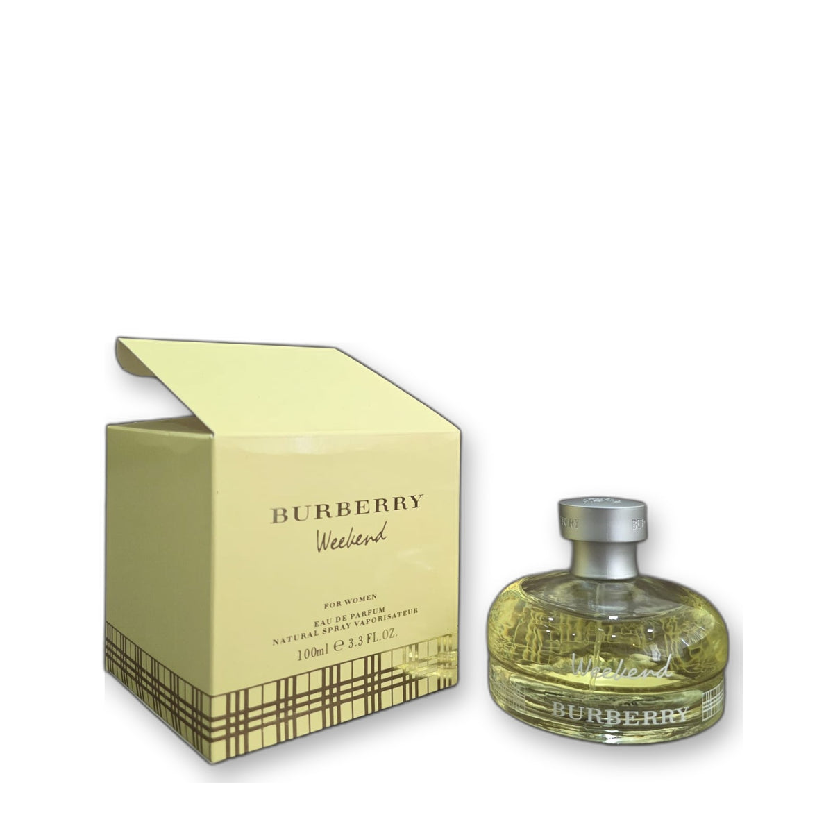 Burberry Weekend for Women Eau de Parfum 100 ml on white background