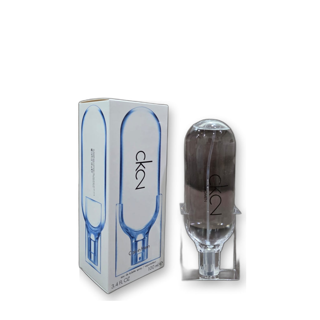 Calvin Klein CK2 Women Blue Eau de Toilette 100 ml - White background