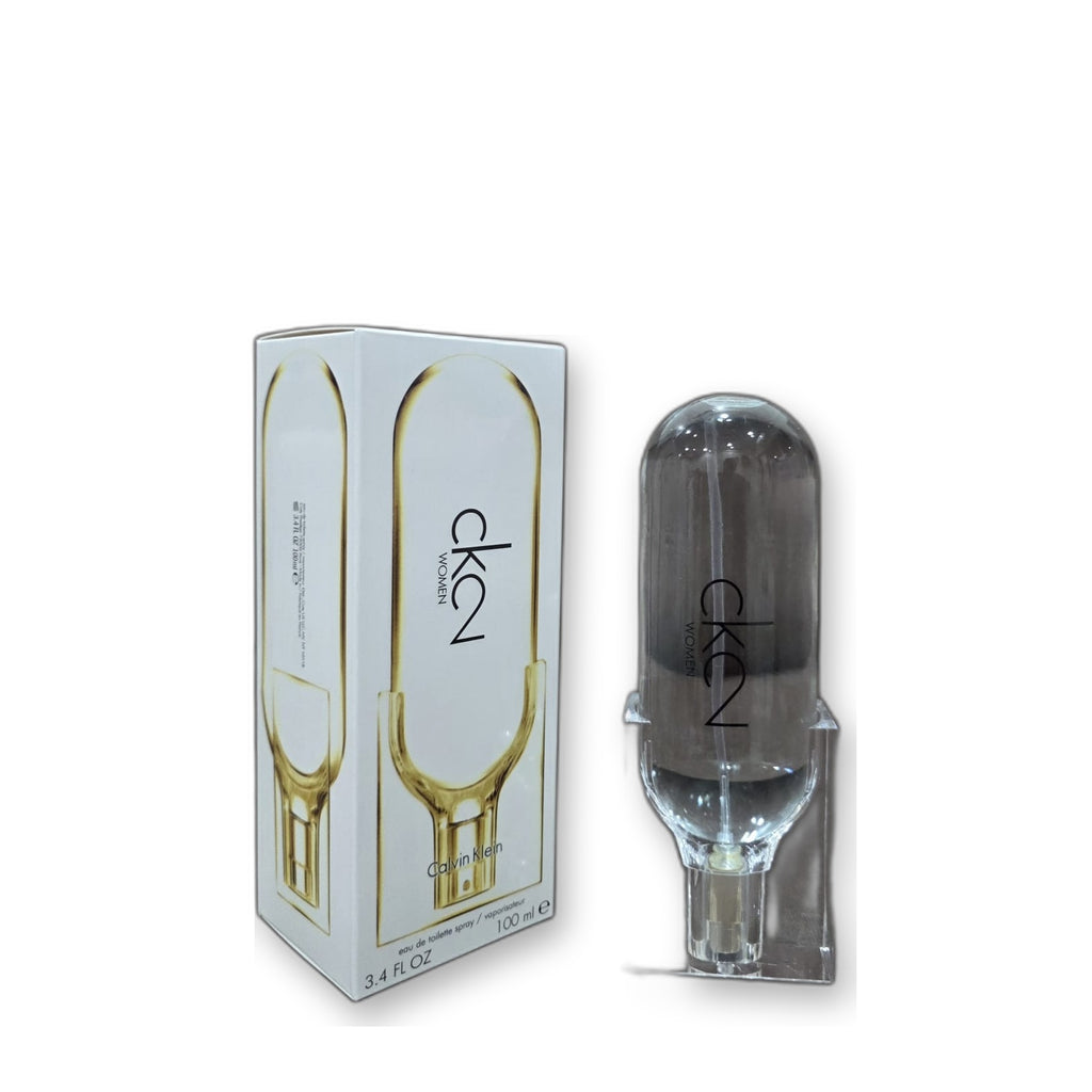 Calvin Klein CK2 Women Gold Eau de Toilette 100 ml - White background