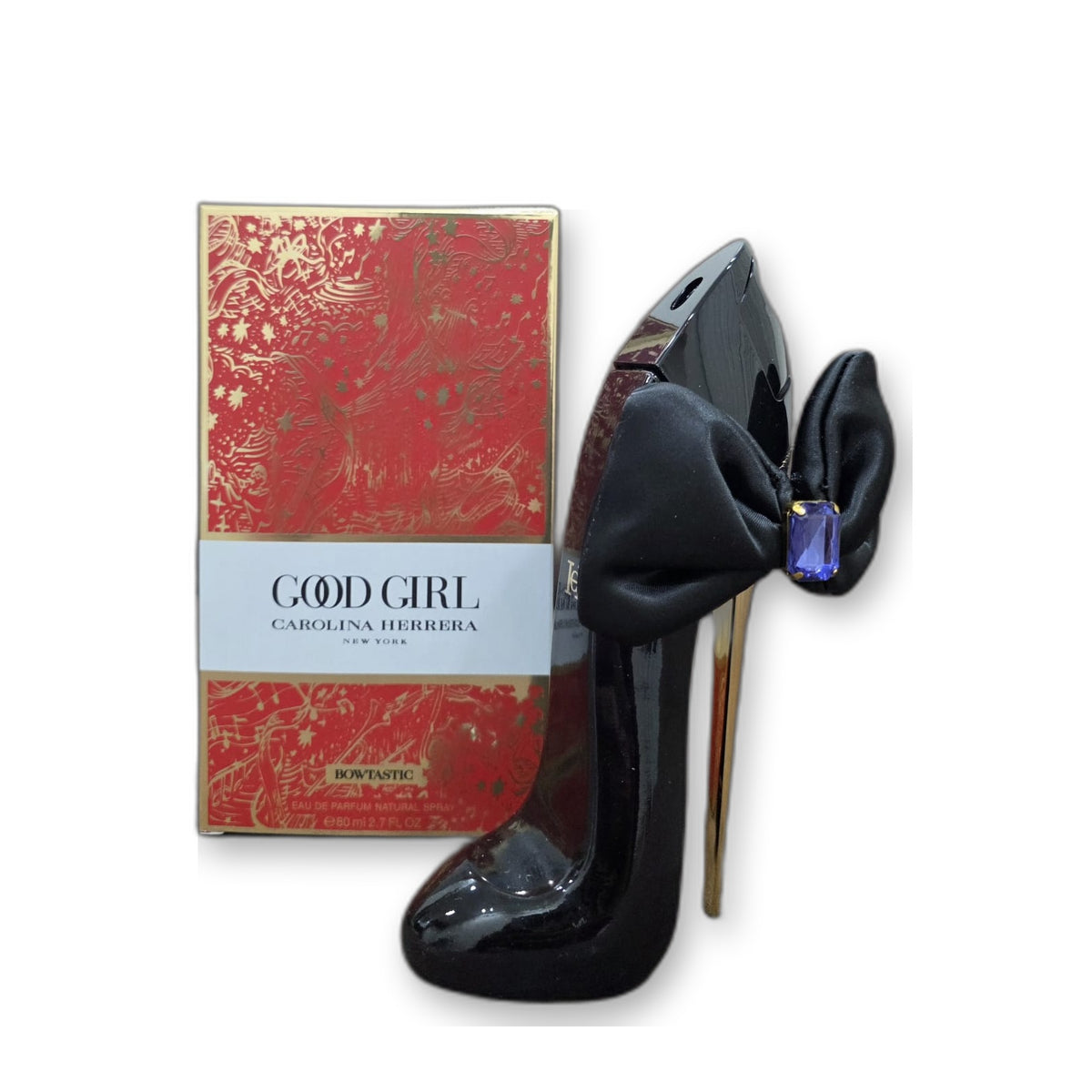 Carolina Herrera Good Girl Bowtastic Eau de Parfum 80 ml on white background