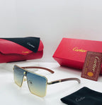 Cartier - Oversized Shield Gradient - Sunglasses with OG box