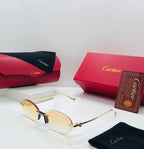 Cartier - Rimless Round Gradient - Sunglasses with OG box
