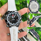 Casio Edifice ECB-2200HTR-1ADR dial caseback and side details