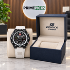 Casio Edifice ECB-2200HTR-1ADR with free Edifice brand box in the PrimePicks office