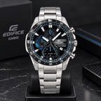 Casio Edifice EQS-940DB-1BV silver watch product display