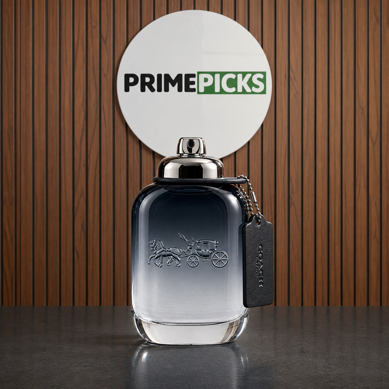 Coach for Men Eau de Toilette 100ml bottle at the PrimePicks office