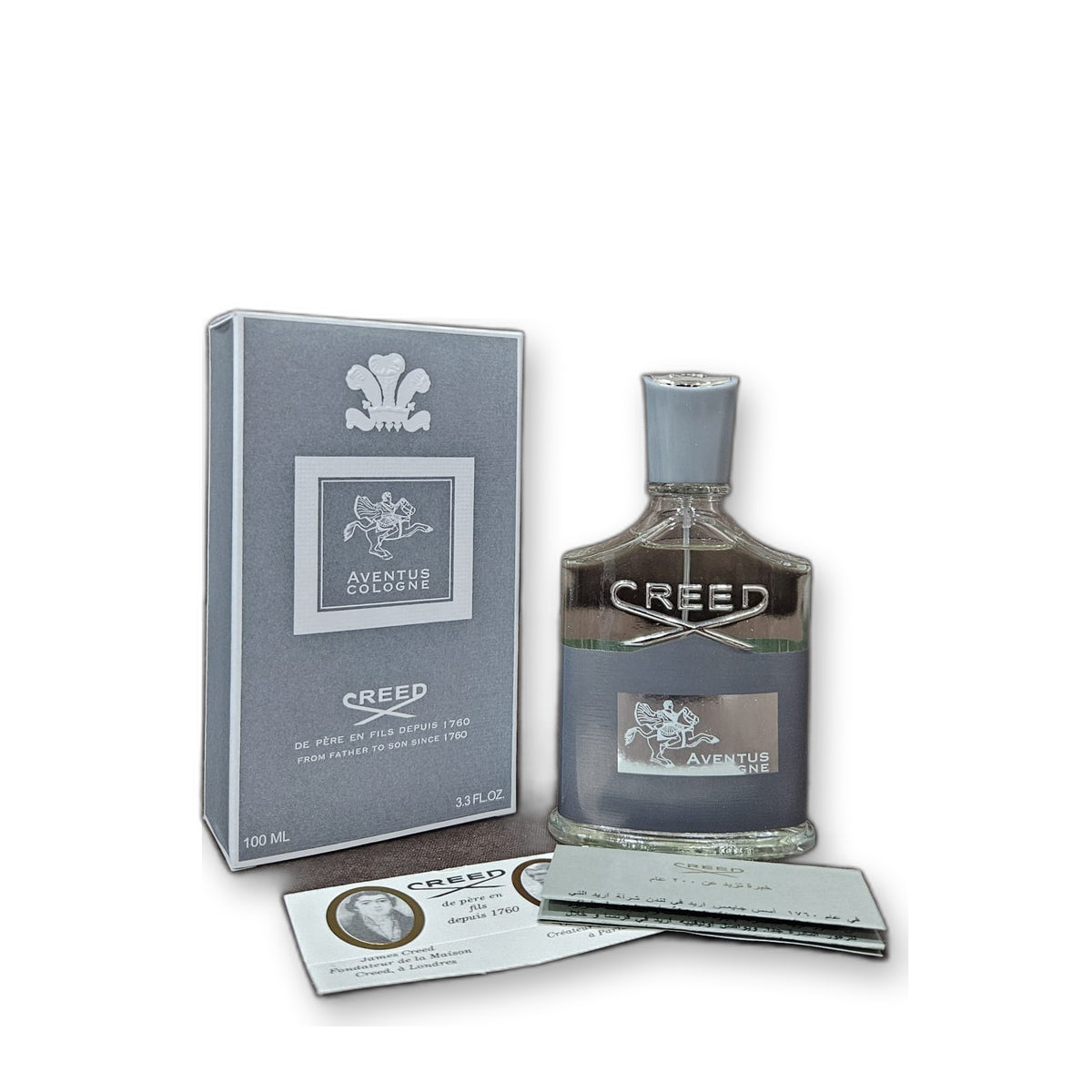 Creed Aventus Cologne 100 ml white background hero