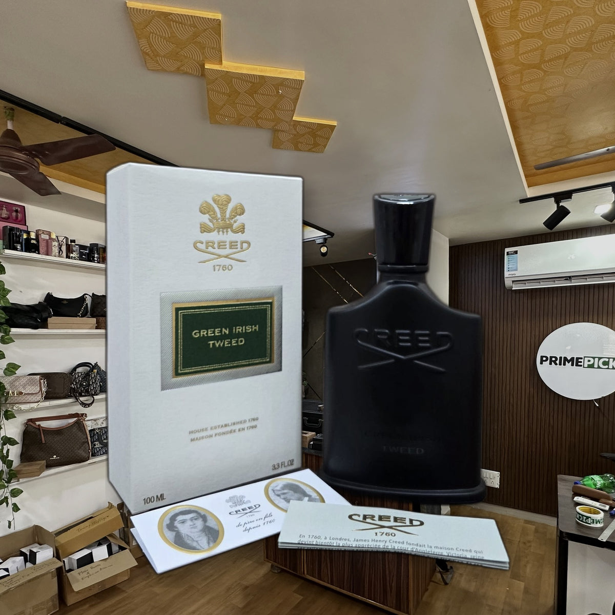 Creed Green Irish Tweed 100 ml PrimePicks office view