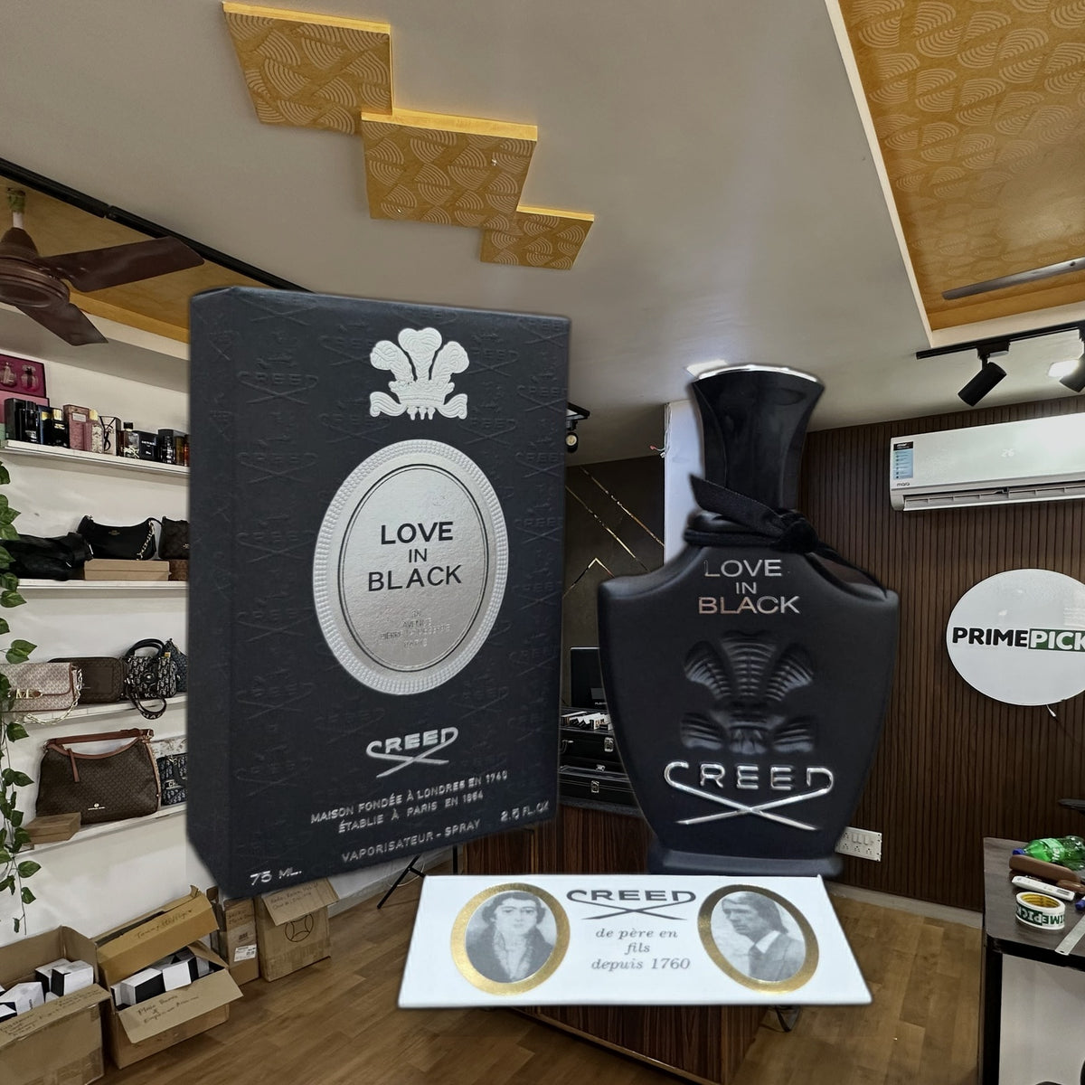 Creed Love in Black 75 ml PrimePicks office view