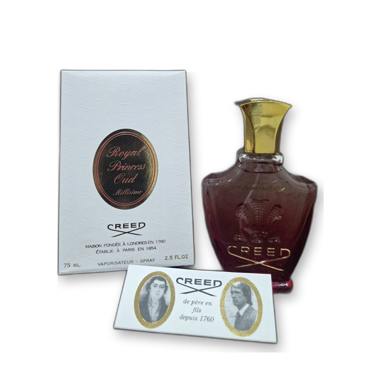 Creed Royal Princess Oud 75 ml white background hero