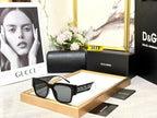 D&G - Logo Temple Square Dark Lens - Sunglasses with supplied box