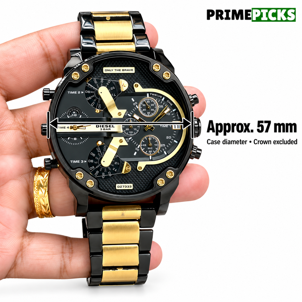 Diesel DZ7333 approximate 57 mm case size
