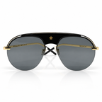 Dior - Brow-Bar Aviator Dark Lens - Sunglasses on white background