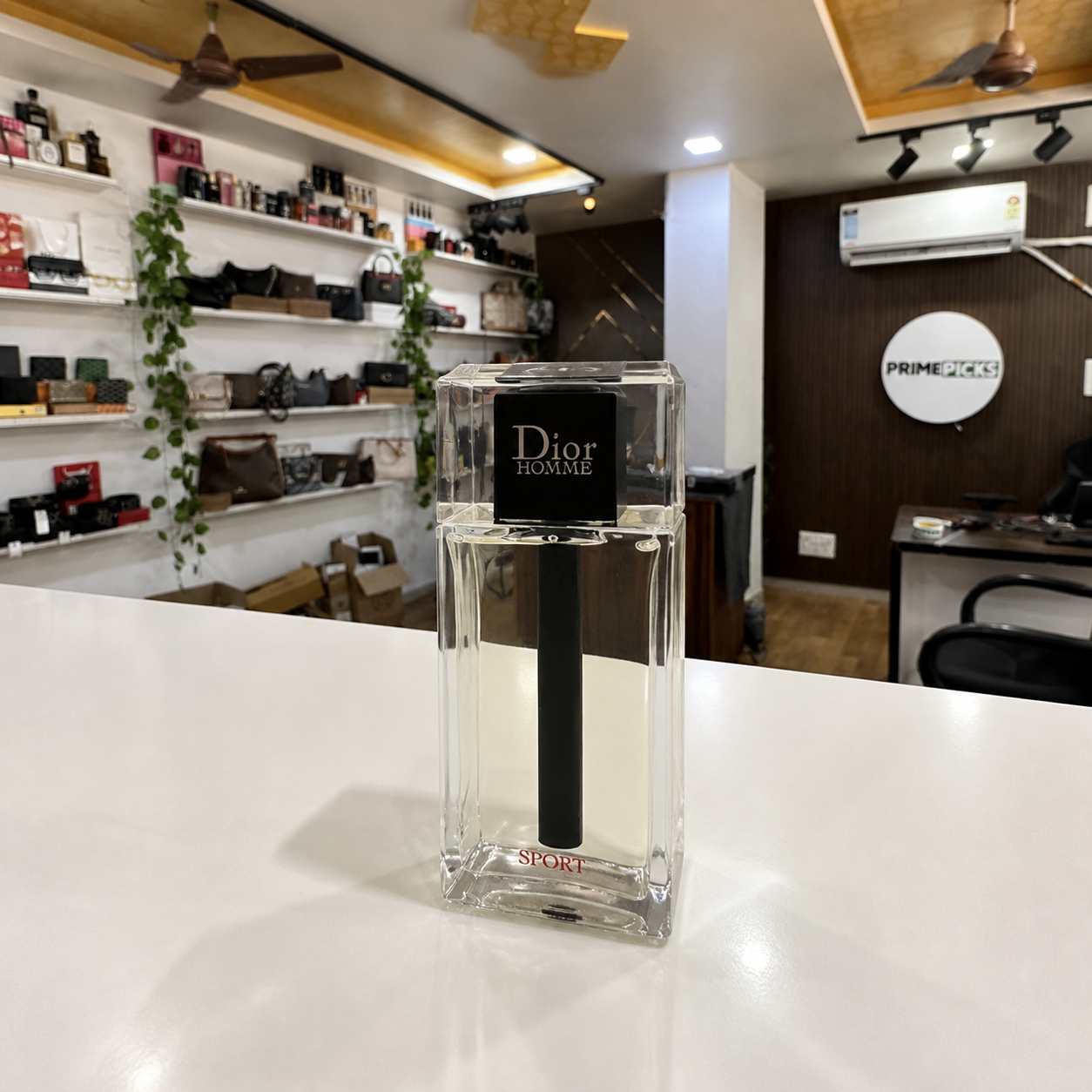 Dior Homme Sport Eau de Toilette tester 125ml bottle inside the PrimePicks store