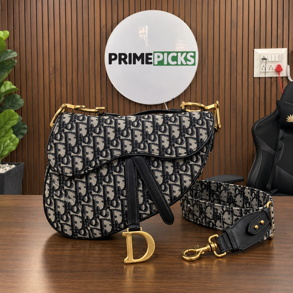 Dior Oblique Saddle Shoulder Bag