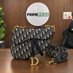 Dior Oblique Saddle Shoulder Bag