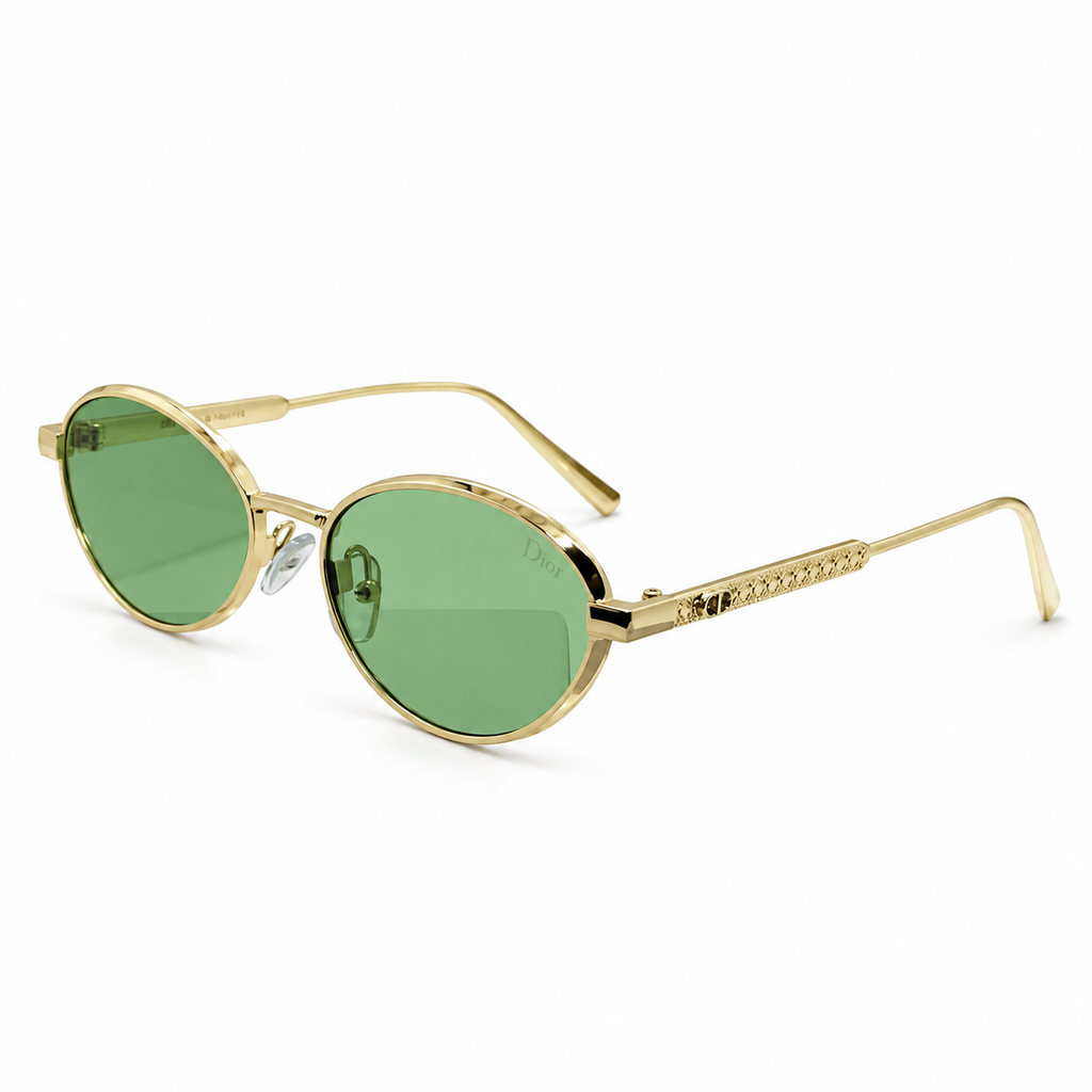 Dior - Round Colour Lens - Sunglasses on white background