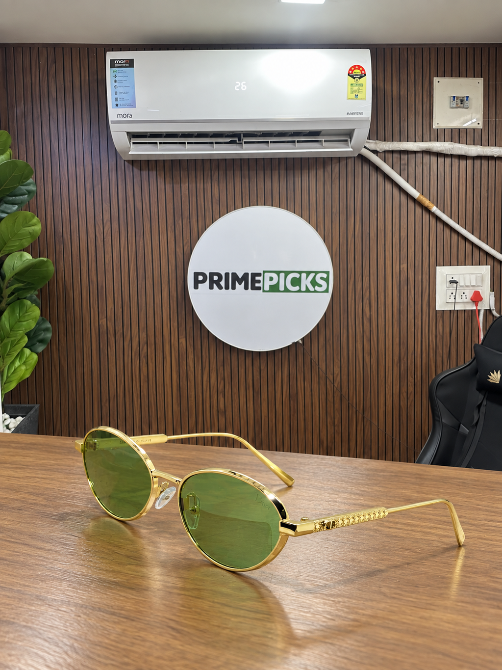 Dior - Round Colour Lens - Sunglasses in the PrimePicks office